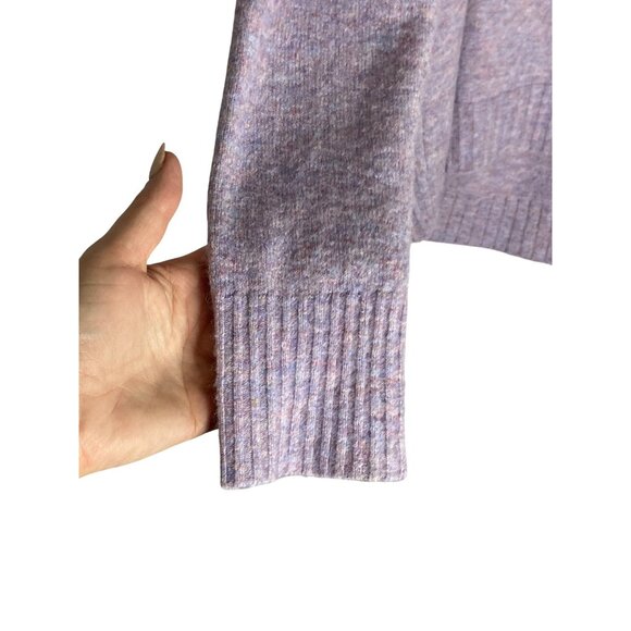 J.Crew Turtleneck Sweater Supersoft Wool Alpaca Blend Lilac-sz XS - Picture 6 of 9